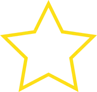Yellow star outline