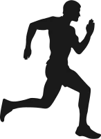 runners silhouette, run silhouette