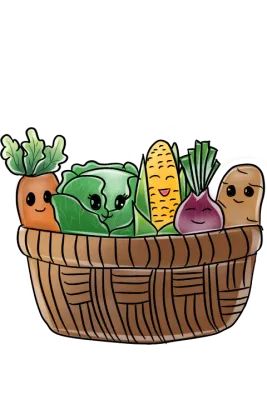 cute vegetables
