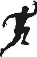 runners silhouette, run silhouette