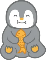 Cute Penguin Cartoon Design