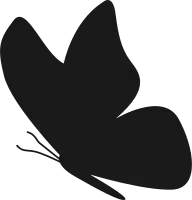 butterfly silhouettes, flying butterflies silhouette