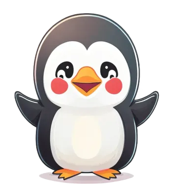 cute penguin