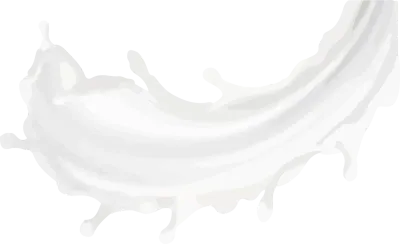 Milk splashes