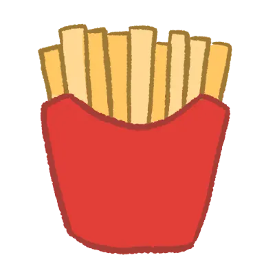cute french fries
