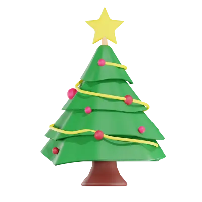 Tree Christmas Christmas 3D Illustration