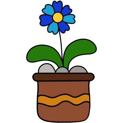 Flower in a pot