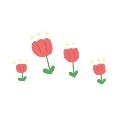 Bear with tulip