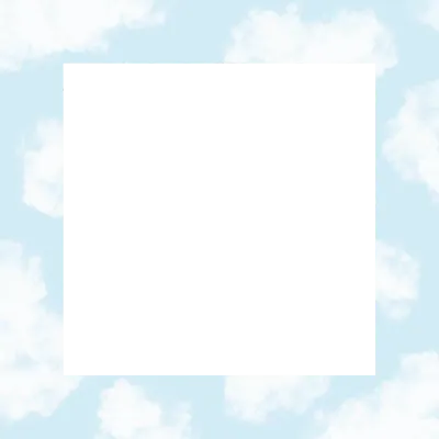 Blue Sky with cloud frame