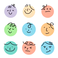 Face, icon face, emoji, illustrator