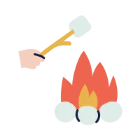 marshmallow, bbq, cooking, campfire, bonfire, picnic, grill, smores
