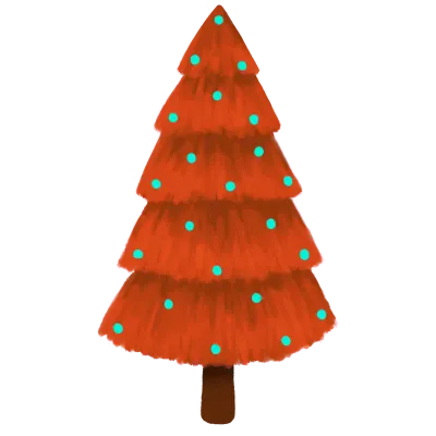 Pine tree drawing, pine tree cartoon.