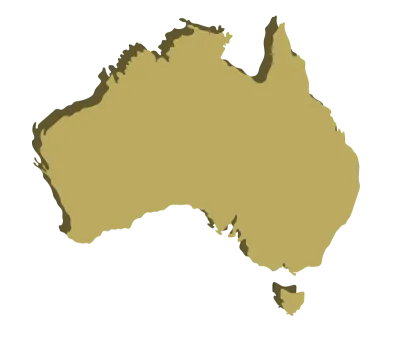 Australia map 3d