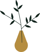 Aesthetic Plant in Vase 