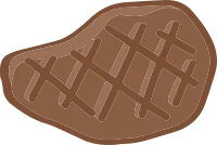 Beef Steak Eid Al Adha Cute Hand Drawn Illustration