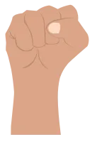 Fist Protest Hand Decoration