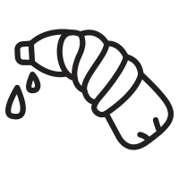 Trash outline icons