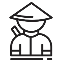 ninja outline icons