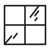 door and window outline icons