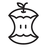 Trash outline icons