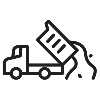 Trash outline icons