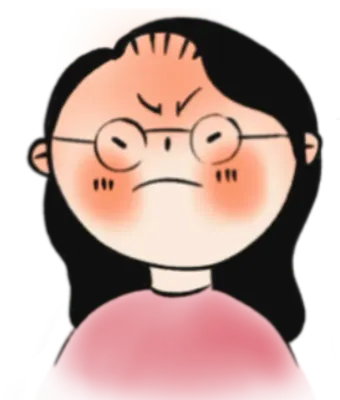 화난표정