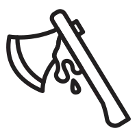 Zombie outline icons