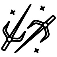 ninja outline icons