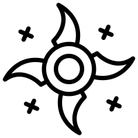 ninja outline icons