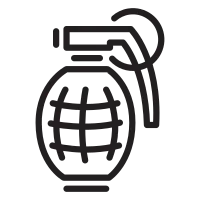 Zombie outline icons