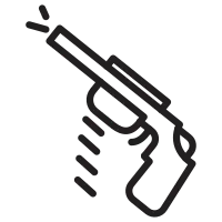 Zombie outline icons