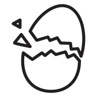 Trash outline icons
