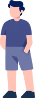 Standing Boy Illustration