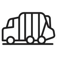 Trash outline icons