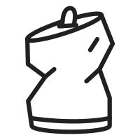 Trash outline icons