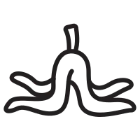 Trash outline icons