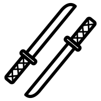 ninja outline icons