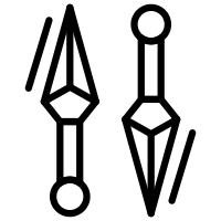 ninja outline icons