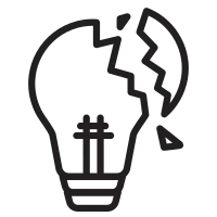 Trash outline icons
