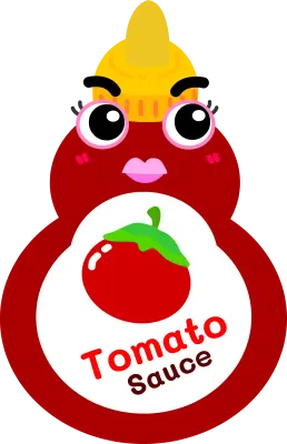 tomato ketchup cartoon