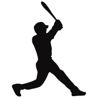 Baseball Player Silhouette