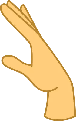 Hand Gesture Icon Illustration