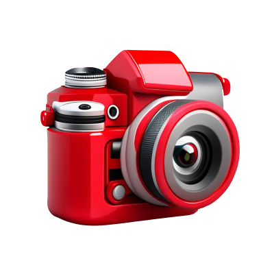 digital camera isolated on white background. Vector illustration
