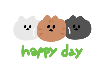 고양이 캐릭터 일러스트
