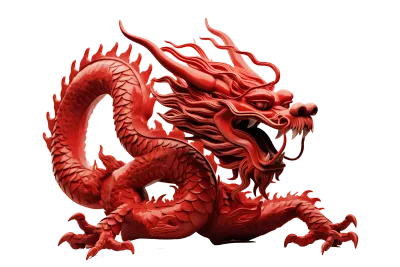Dragon, chinese symbol, ancient chinese culture, 3D