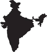 india map. India map sign. indian map symbol. flat style.