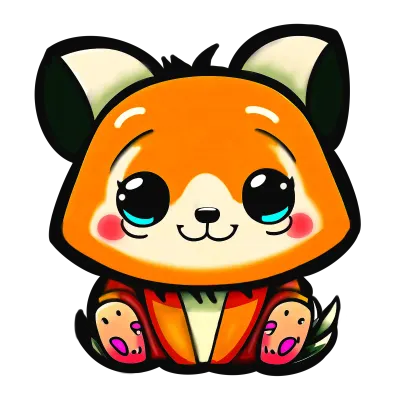 Cute dog vector art kawaii