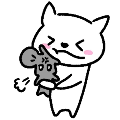 해맑은 힌냥이