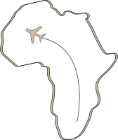 Africa continent outline