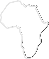 Africa continent outline